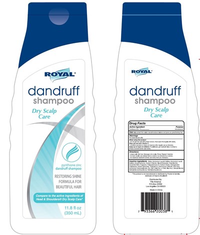 Image Of Label (Dandruff Shampoo Dry Scalp)